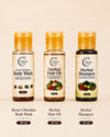 Travel with Chitvan Naturals-- Body Wash, Herbal Shampoo, and Hair Oil